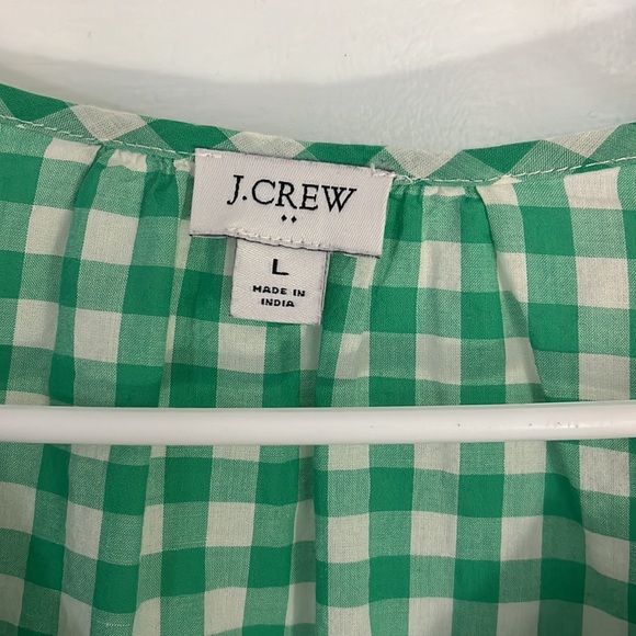 Gingham J. Crew Blouse - Picture 2 of 2